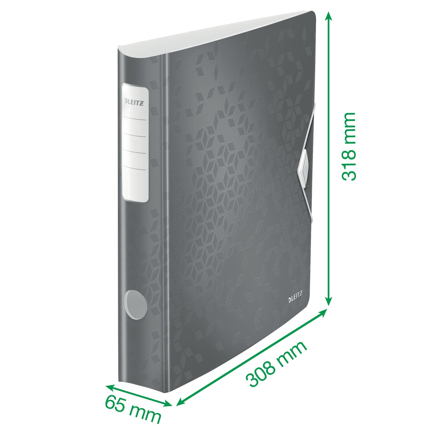 Leitz - WOW-Ordner Aktiver Rücken 6,5 cm, gelb