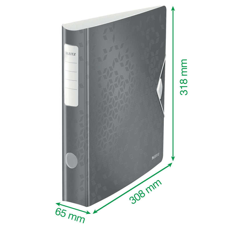 Leitz - WOW-Ordner Aktiver Rücken 6,5 cm, gelb