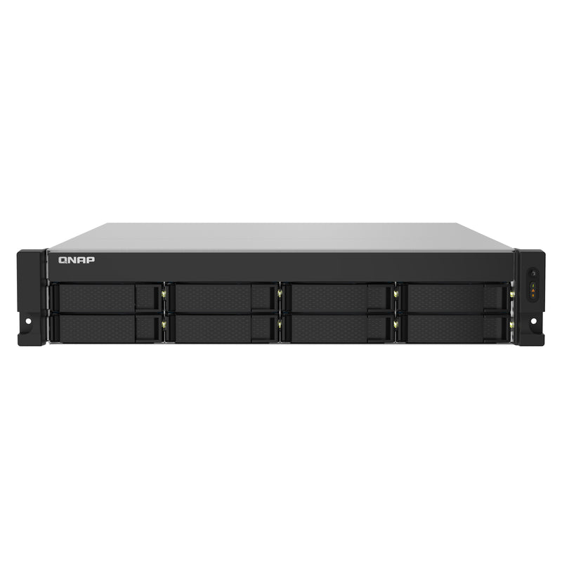 QNAP -   TS-832PXU-RP NAS Rack (2U) Annapurna Labs AL324 4 GB DDR4 0 TB  Turbo System Zwart