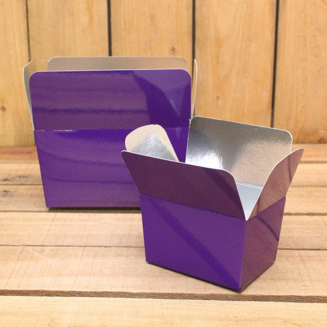 Bonbon doosjes - Chocolade doosje - Violet 163 basic laag - 24 stuks