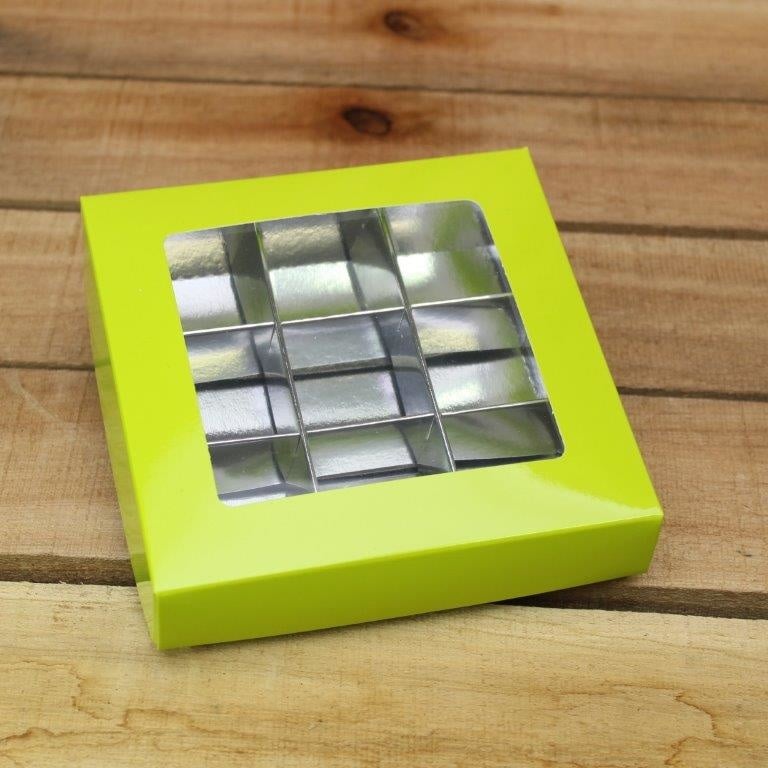 Bonbon doosjes - Chocolade doosje - Limoengroen 134 basic - 24 stuks