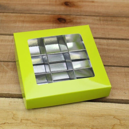 Bonbon doosjes - Chocolade doosje - Limoengroen 134 basic - 24 stuks