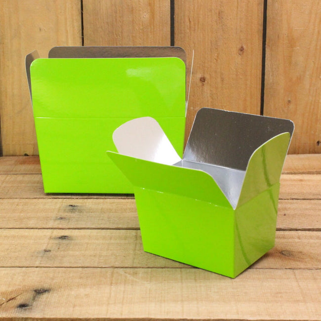 Bonbon doosjes - Chocolade doosje - Grasgroen LAAG - 24 stuks