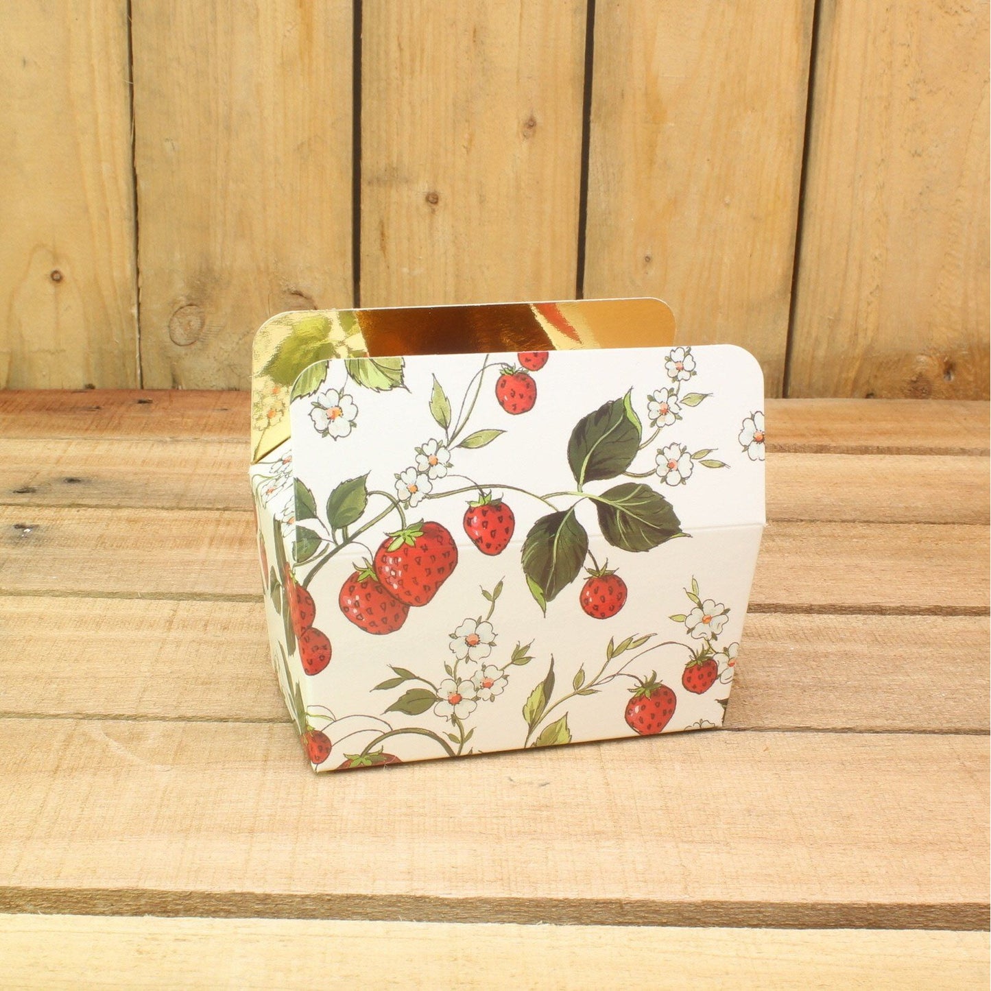 Bonbon doosjes - Chocolade doosje - Aardbei LAAG - 24 stuks