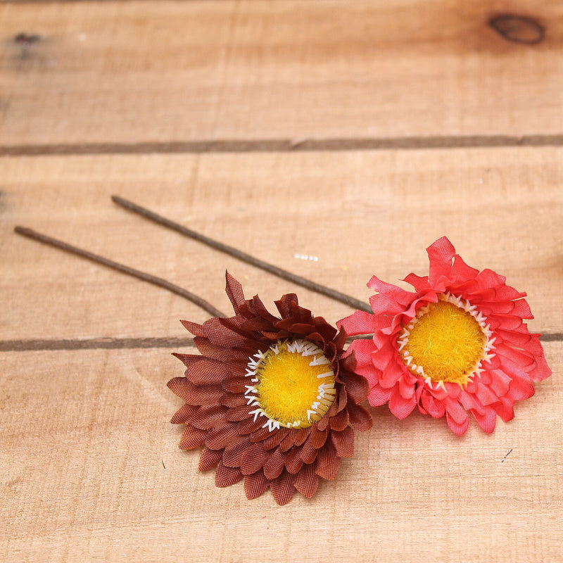 Bonbon doosjes - Chocolade doosje - Magenta mini Gerbera - 24 stuks