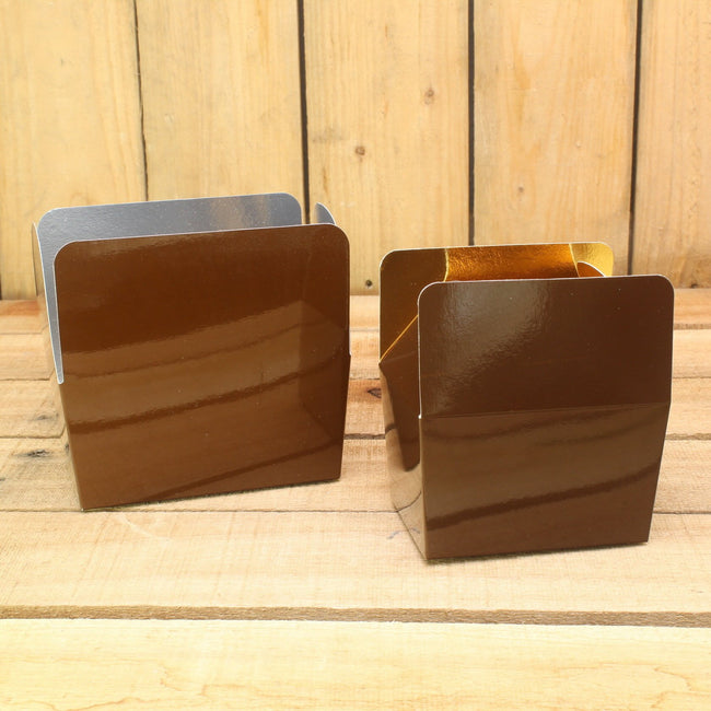 Bonbon doosjes - Chocolade doosje - Chocoladebruin 186 basic laag - 24 stuks