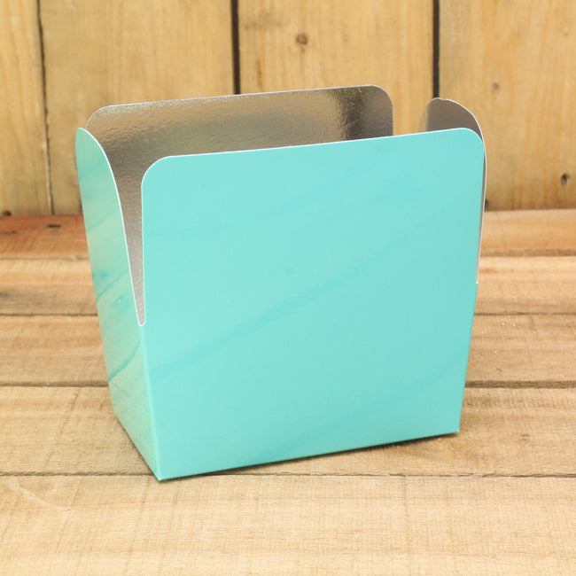 Bonbon doosjes - Chocolade doosje - Zeegroen HOOG - 24 stuks