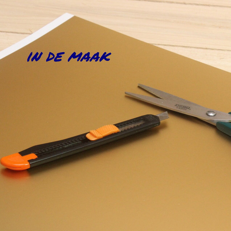 Bonbon doosjes - Chocolade doosje - Goud mat LAAG - 12 stuks