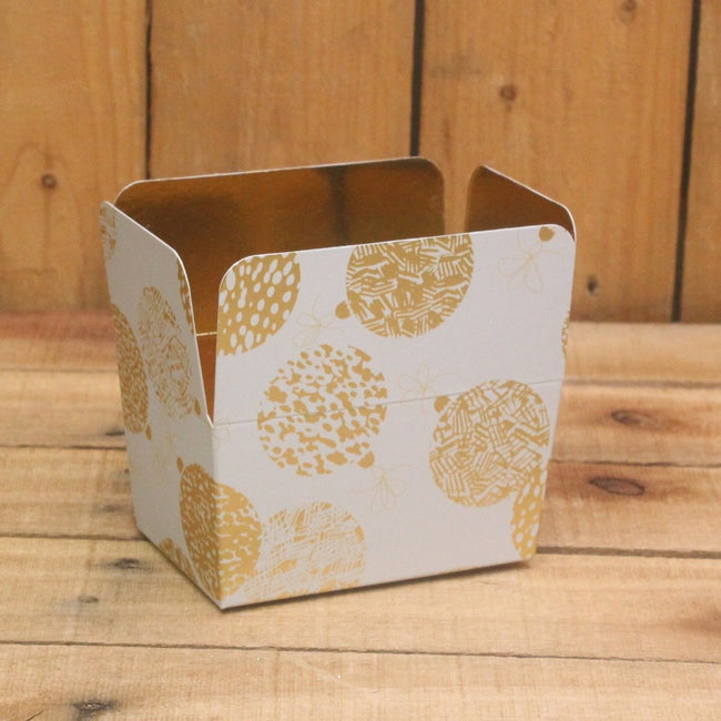 Bonbon doosjes - Chocolade doosje - Kerstbal LAAG - 12 stuks