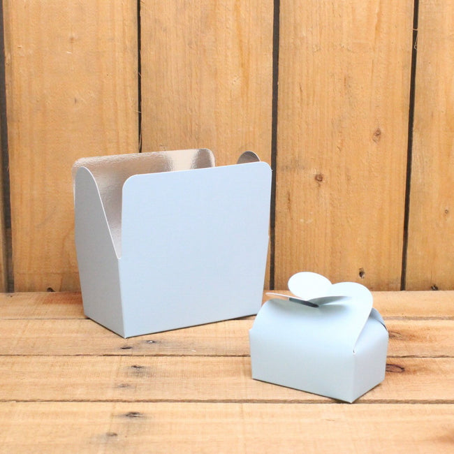 Bonbon doosjes - Chocolade doosje - Pastel blauw HOOG - 24 stuks