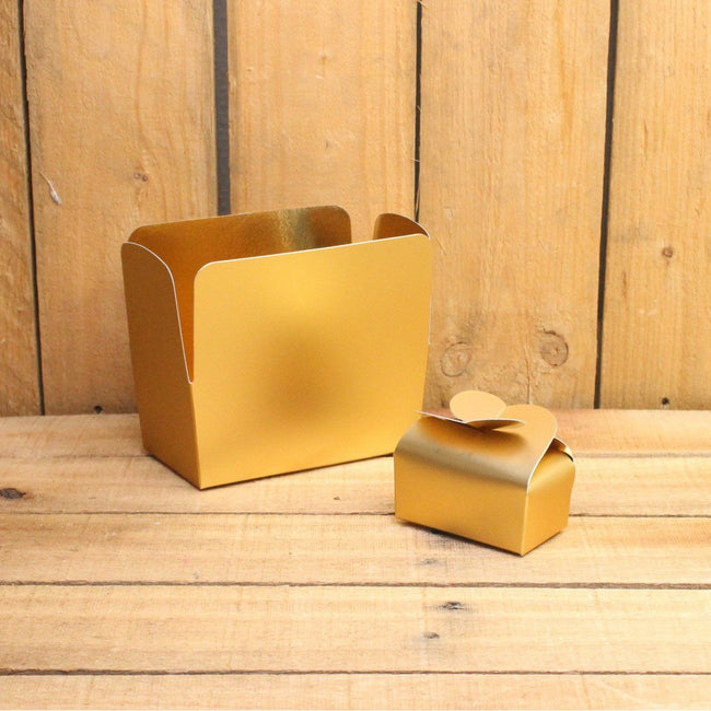 Bonbon doosjes - Chocolade doosje - Zilver HOOG - 24 stuks