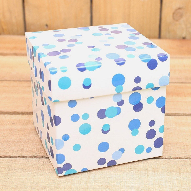 Bonbon doosjes - Chocolade doosje - Blue dot - 24 stuks