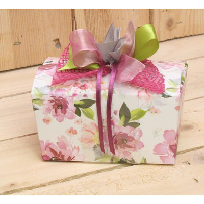 Bonbon doosjes - Chocolade doosje - Banderol transparant LAAG Rozen - 24 stuks