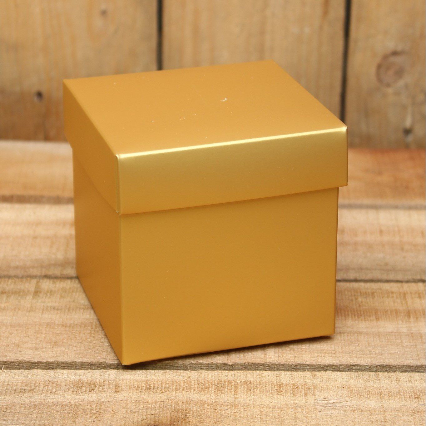 Bonbon doosjes - Chocolade doosje - Goud metallic mat - 24 stuks