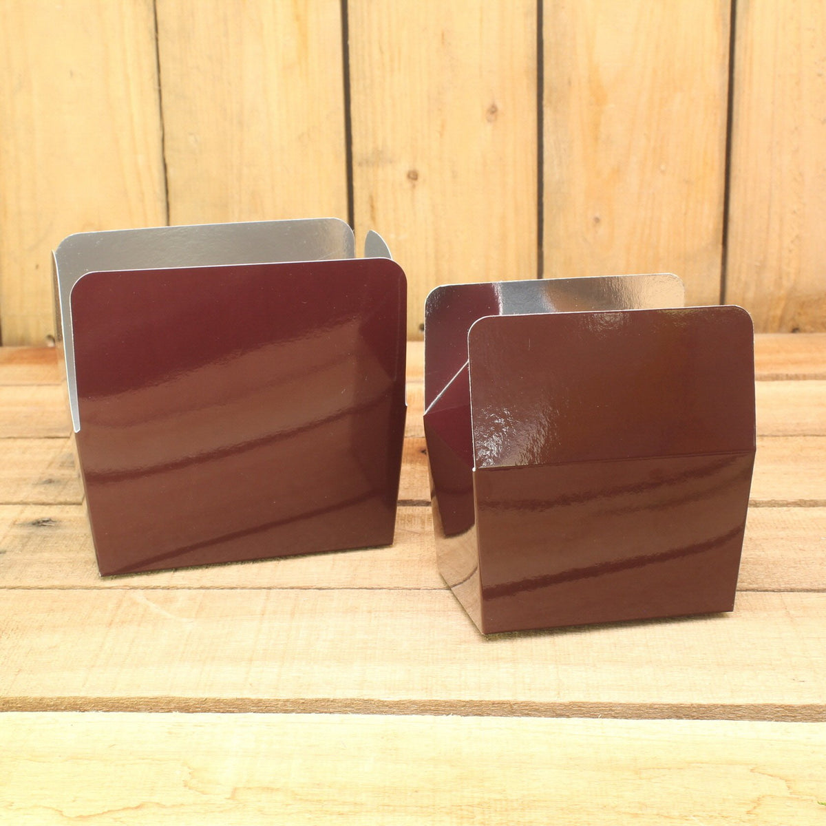 Bonbon doosjes - Chocolade doosje - Aubergine 179 basic laag - 12 stuks
