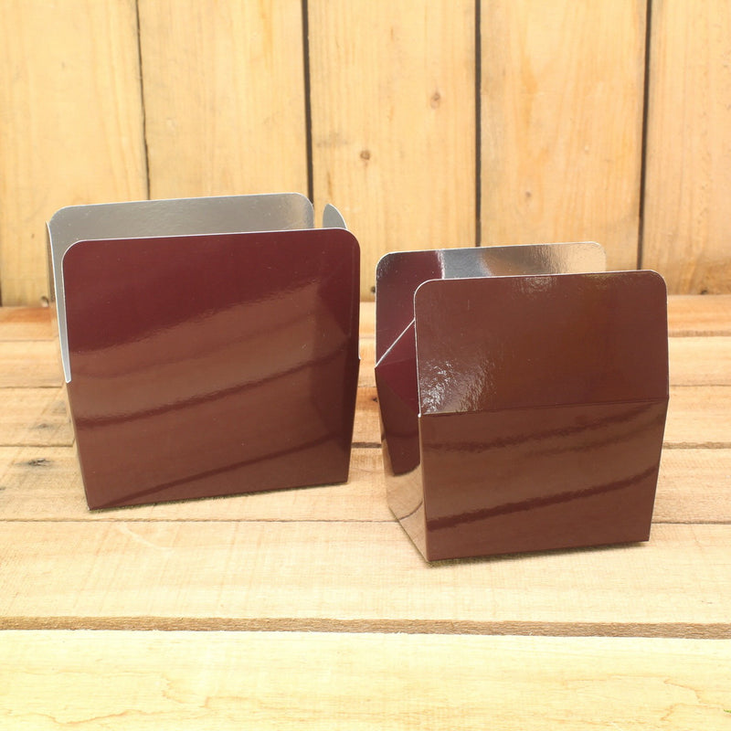 Bonbon doosjes - Chocolade doosje - Aubergine 179 basic laag - 12 stuks