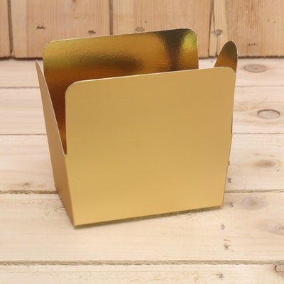 Bonbon doosjes - Chocolade doosje - Goud mat HOOG - 48 stuks