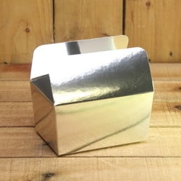 Bonbon doosjes - Chocolade doosje - Zilver glans LAAG - 24 stuks
