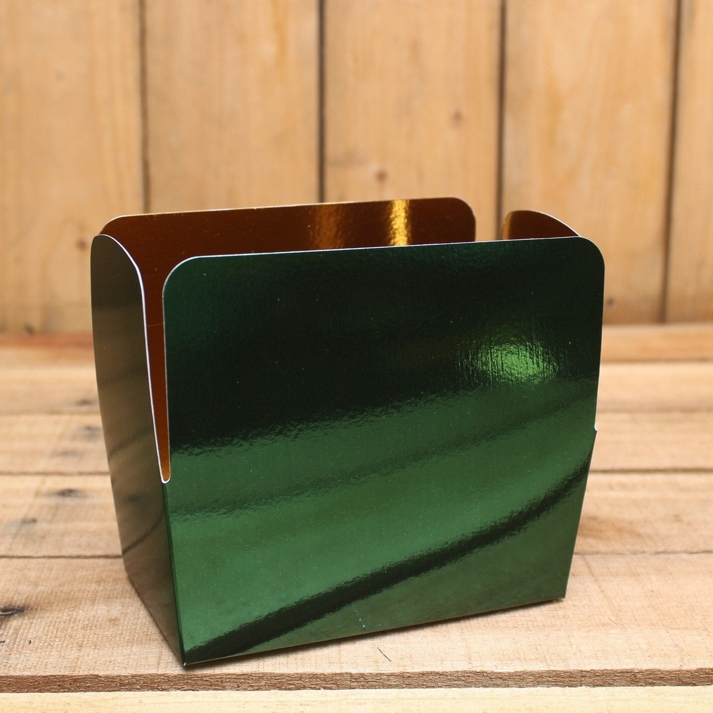 Bonbon doosjes - Chocolade doosje - Kerstgroen metallic - 24 stuks