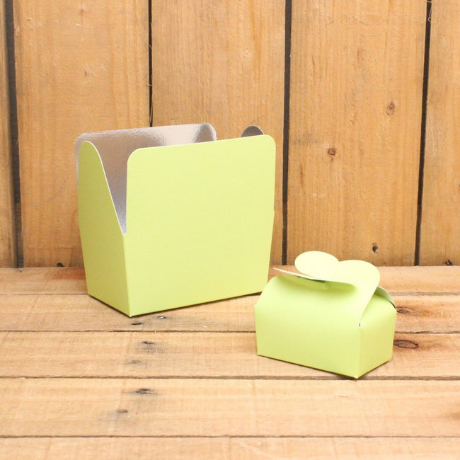 Bonbon doosjes - Chocolade doosje - Pastel groen HOOG - 24 stuks