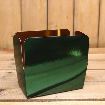 Bonbon doosjes - Chocolade doosje - Kerstgroen metallic - 48 stuks