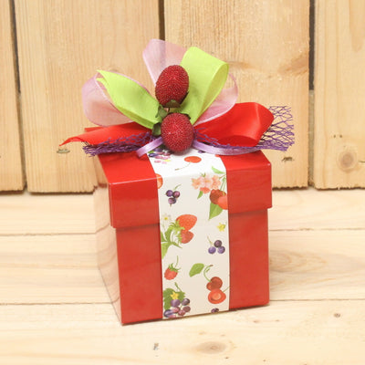 Bonbon doosjes - Chocolade doosje - Rood KC Zomerfruit - 24 stuks