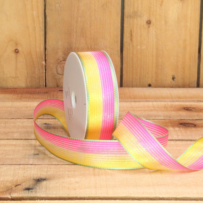 Bonbon doosjes - Chocolade doosje - Calypso geel/roze - 1 stuks