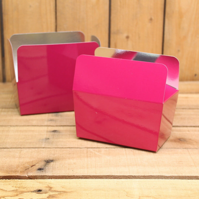 Bonbon doosjes - Chocolade doosje - Fuchsia - 12 stuks