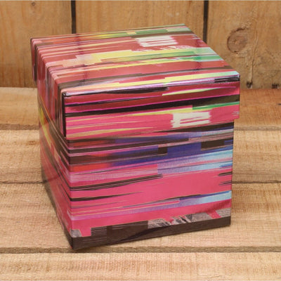 Bonbon doosjes - Chocolade doosje - Flash roze metallic - 24 stuks