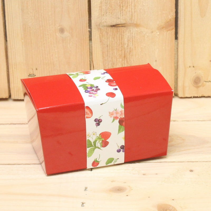 Bonbon doosjes - Chocolade doosje - Rood Laag Banderol Zomerfruit - 24 stuks