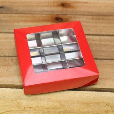 Bonbon doosjes - Chocolade doosje - Rood 176 basic - 24 stuks