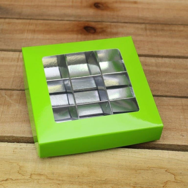 Bonbon doosjes - Chocolade doosje - Grasgroen 132 basic - 24 stuks