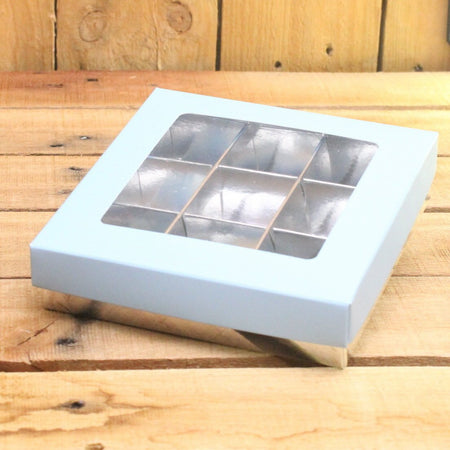 Bonbon doosjes - Chocolade doosje - Pastel blauw presentatiedoos - 24 stuks