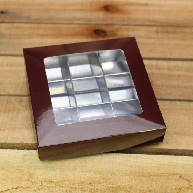 Bonbon doosjes - Chocolade doosje - Aubergine 179 basic - 24 stuks