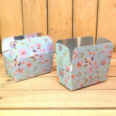 Bonbon doosjes - Chocolade doosje - Petit fleur blauw - 24 stuks