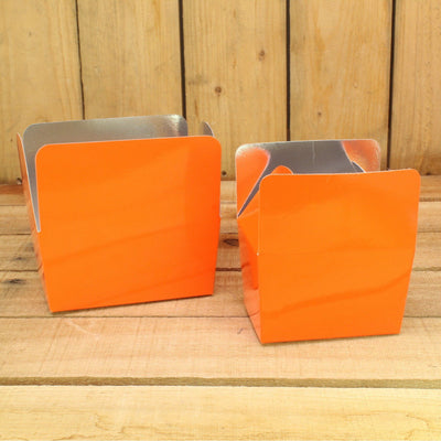 Bonbon doosjes - Chocolade doosje - Oranje 128 basic laag - 24 stuks