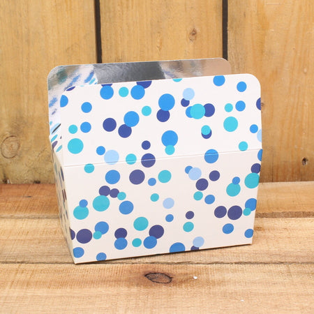 Bonbon doosjes - Chocolade doosje - Blue dot LAAG - 12 stuks