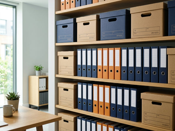 Archivering en opbergmiddelen bij Kleinkantoor