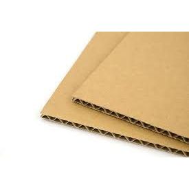 Klika - Wellpappebögen Einzelwelle 120 x 120 cm braun | 100 Stück