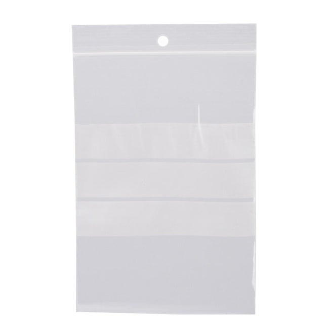 Klika - Druckverschlussbeutel 120 x 180 mm mit Schreibfläche