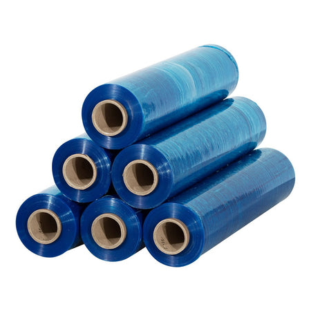 Klika - Handverpackungsfolie 23 Mikron, 50 cm x 300 Meter, blau, Lebensmittelqualität