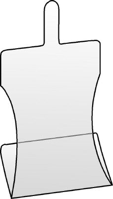 Klika -  PVC standaardje 10 cm zonder connector
