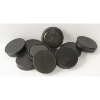 Klika -  Memo-magneet 25 mm zwart pakje 10 stuks