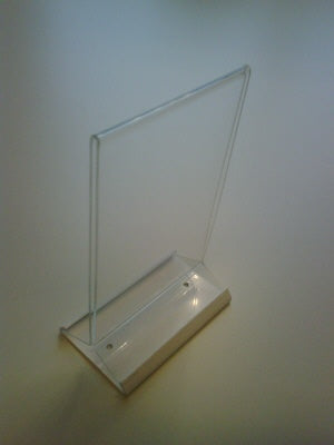 Klika - Speisekarte Standard Acryl A5 15x21cm schwer 9 Stück