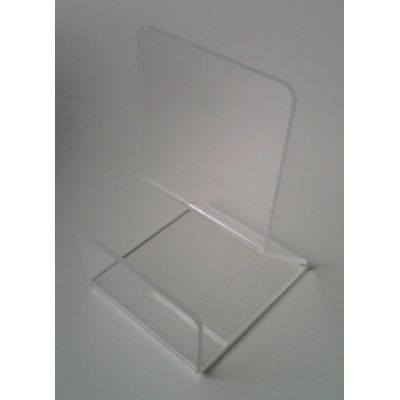 Klika - Buchstütze aus Acryl 75x120mm tief 85 mm 40 Stück