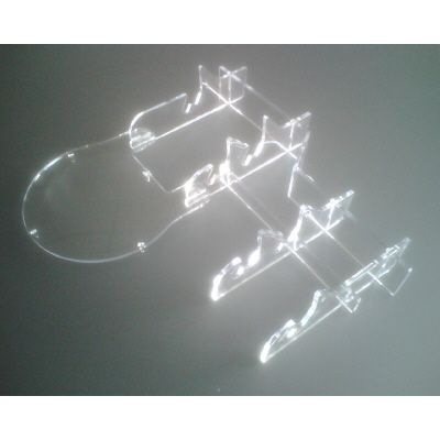 Klika - Geschirrpräsentation transparent 2 Stück 6 Stück