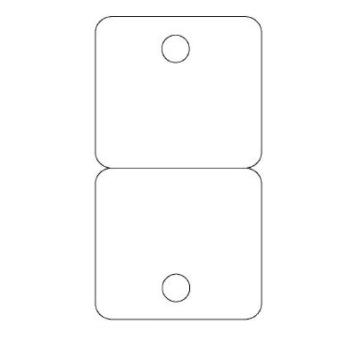 Klika -  Byoux-kaartje type 16 bxh 60x110 mm
