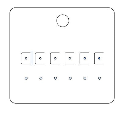 Klika - Byoux-Karte Typ 20 BxH 85x78 mm 9 Stück