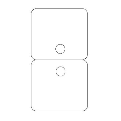 Klika - Byoux-Karte Typ 22 BxH 60x110 mm 10 Stück