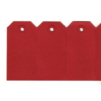 Klika - Etiketten 60x120 mm rot 1000 Stück 4 Stück